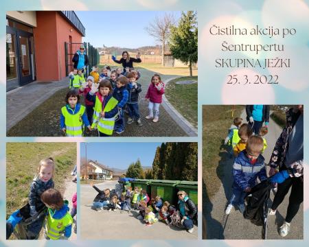 čistilna akcija - Ježki
